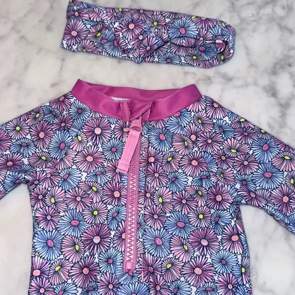 Andy & Evan Daisy Rash Guard Set 0/3M